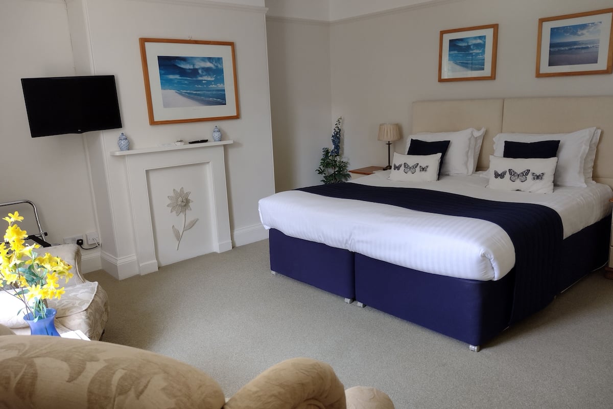 Deluxe-Doppel- oder -Zweibettzimmer, 1 King-Bett, Talblick