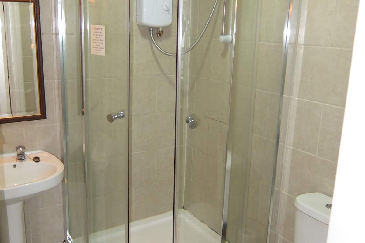 double room (large) | bathroom | shower, towels