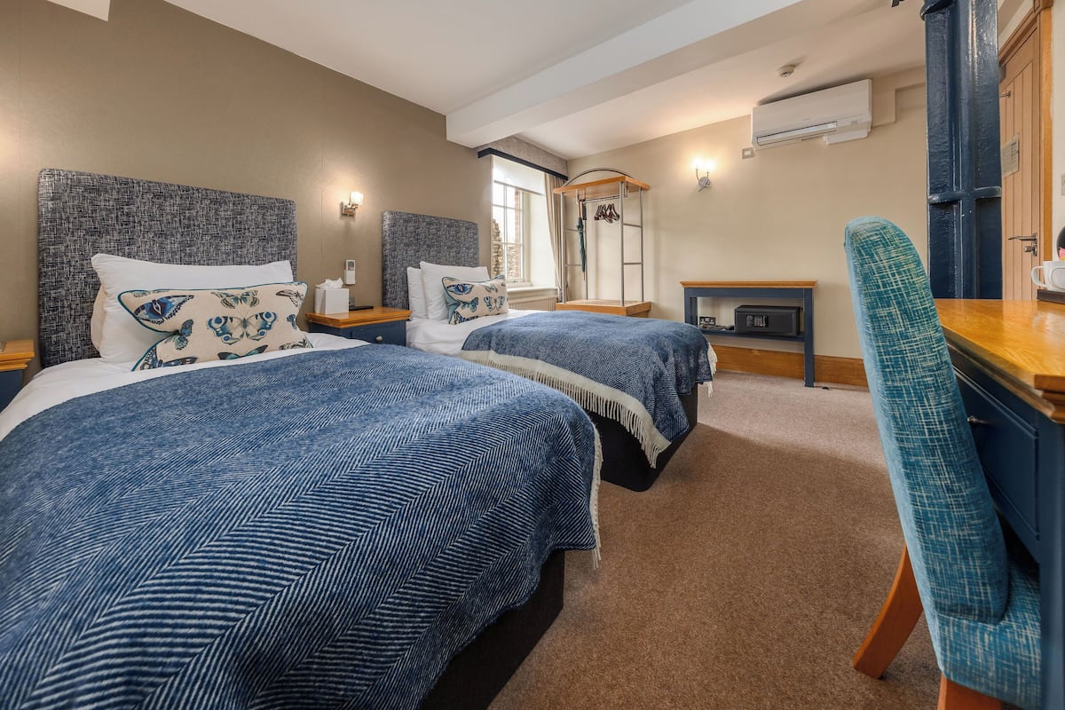 Phòng 2 giường đơn Deluxe | Bộ đồ giường cao cấp, minibar, két bảo mật tại phòng, bàn