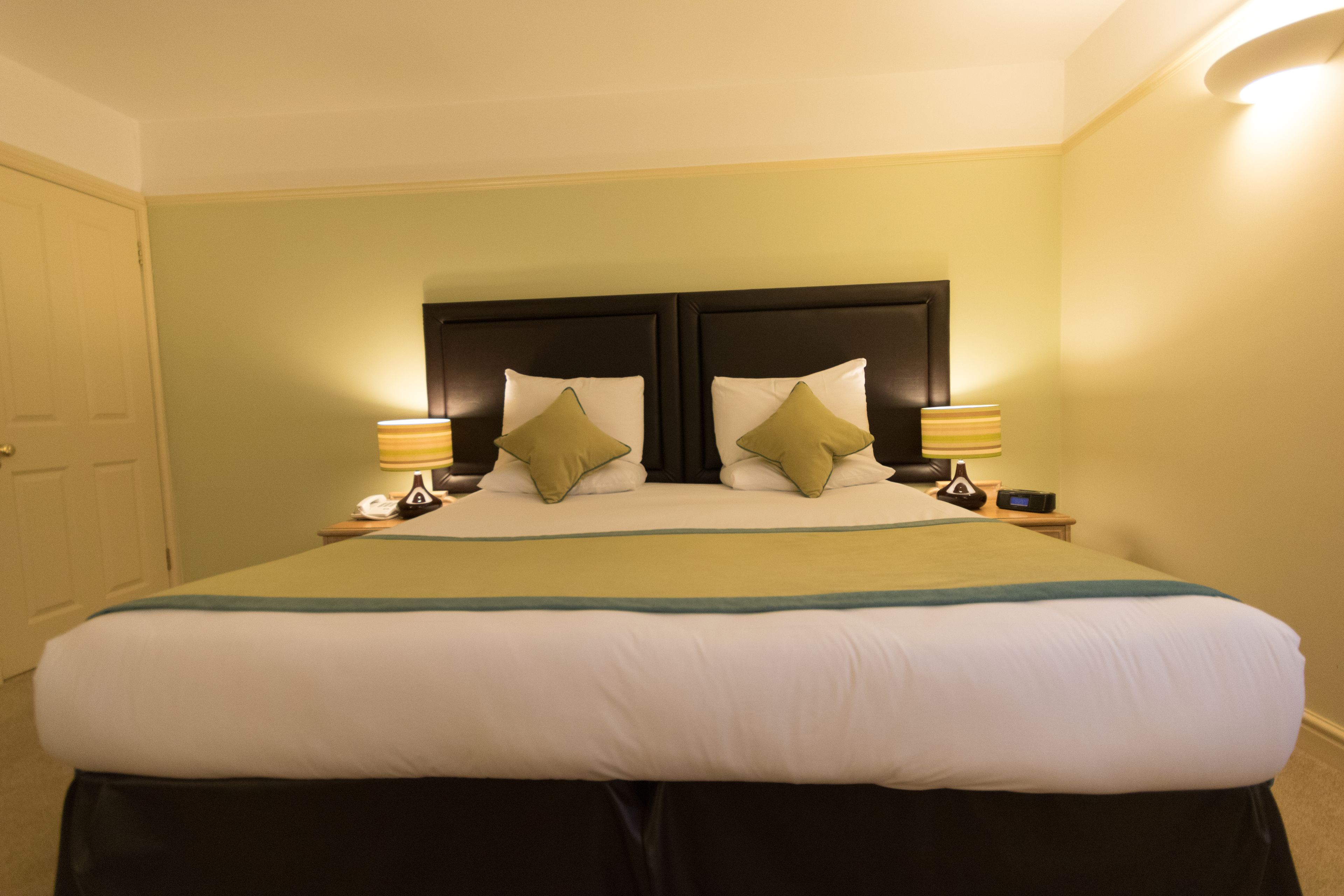 1 bedroom, desk, laptop workspace, iron/ironing board