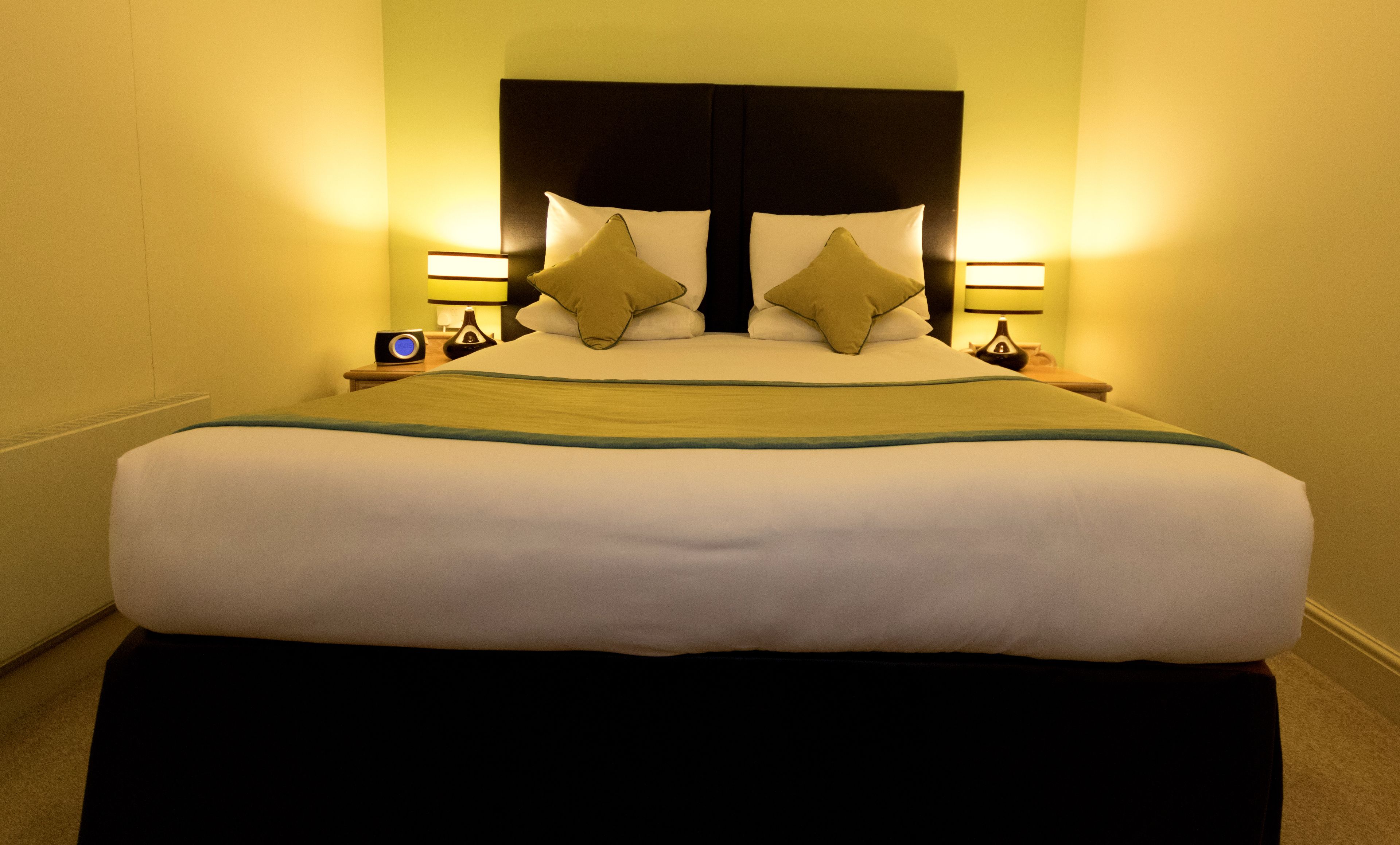 1 bedroom, desk, laptop workspace, iron/ironing board