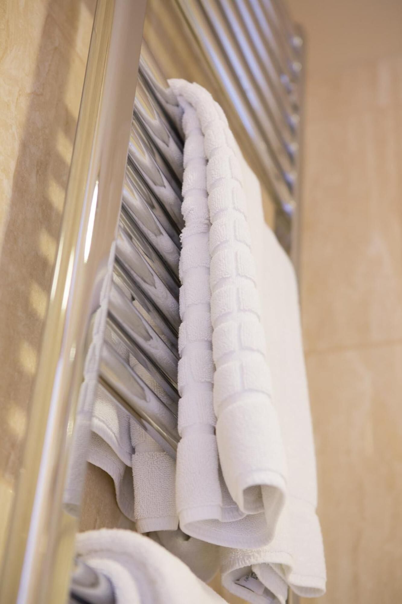 free toiletries, hair dryer, towels