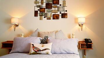 Una scrivania, ferro/asse da stiro