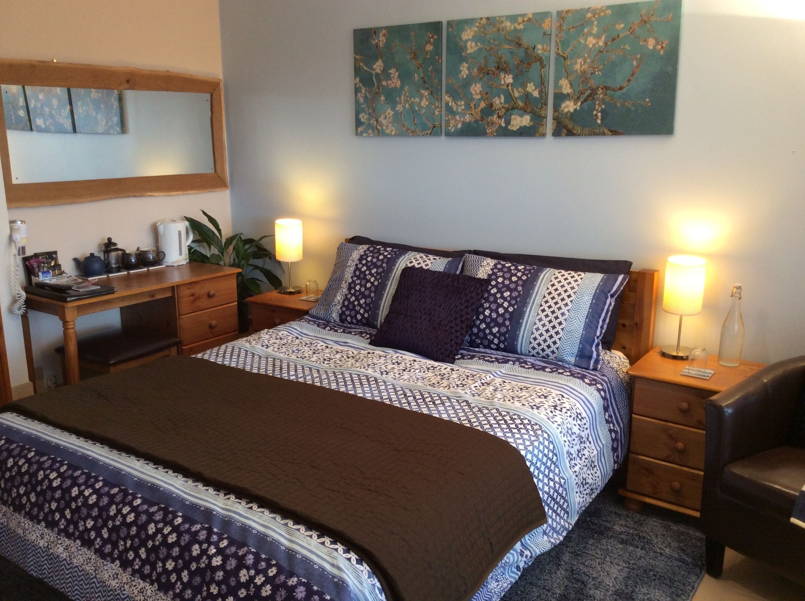 Quarto casal superior, 1 cama King, para não fumantes | Roupas de cama antialérgicas, individualmente decorados