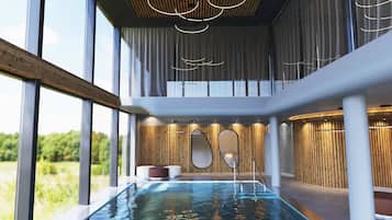 Indoor pool, outdoor pool