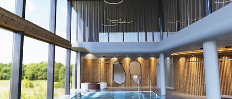 Piscine couverte, piscine extérieure