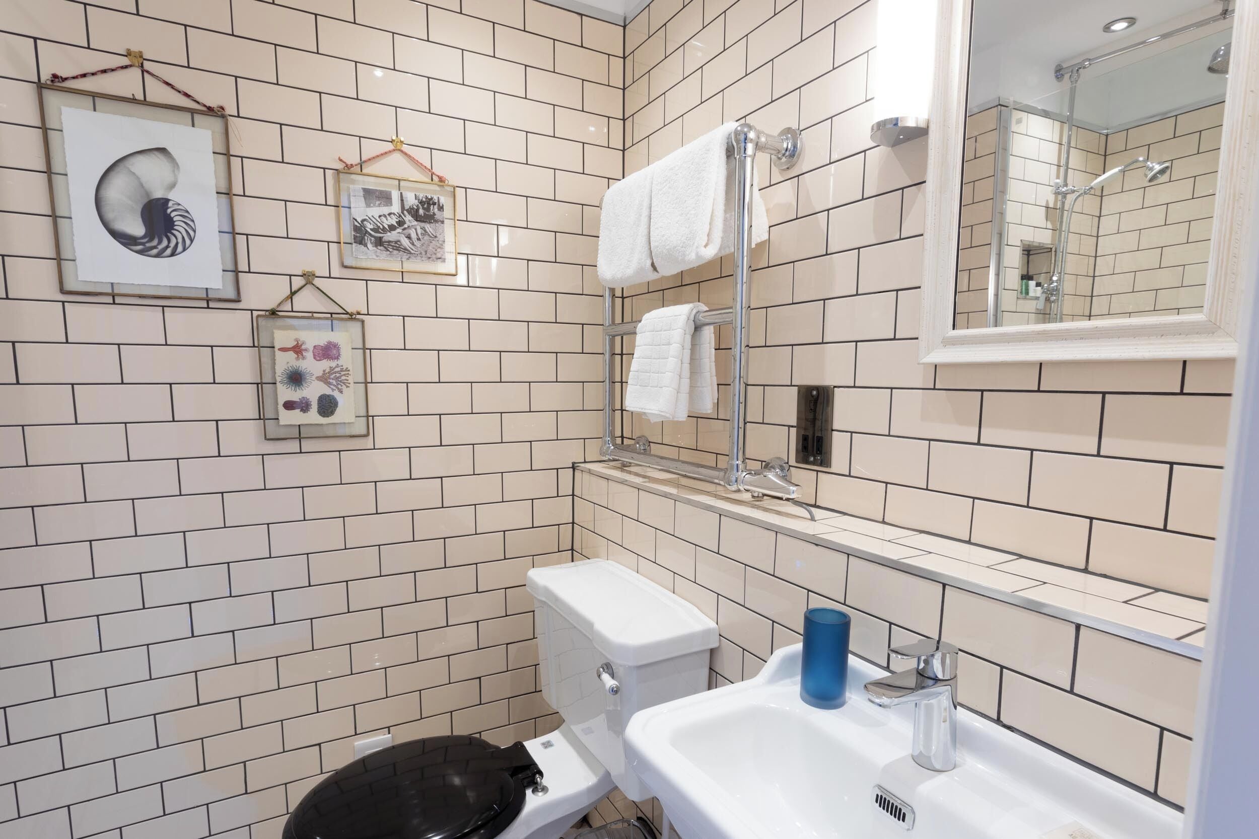 Free toiletries, hair dryer, towels, soap