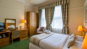 Executive dubbelrum - 1 kingsize-säng | Sängtillbehör av högsta kvalitet, skrivbord och arbetsyta för laptop