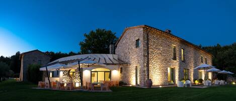 Front of property – evening/night