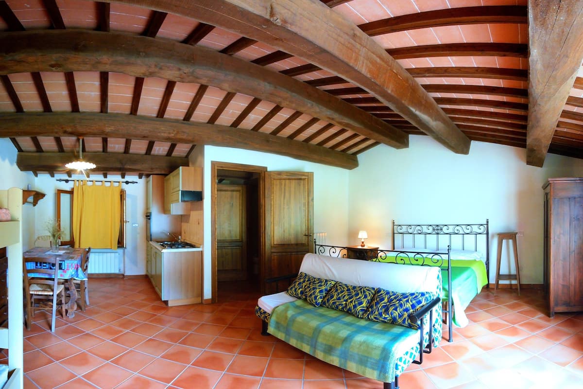 Exclusive Apartment, 2 Bedrooms | Premium bedding, down duvets, memory-foam beds, cots/infant beds
