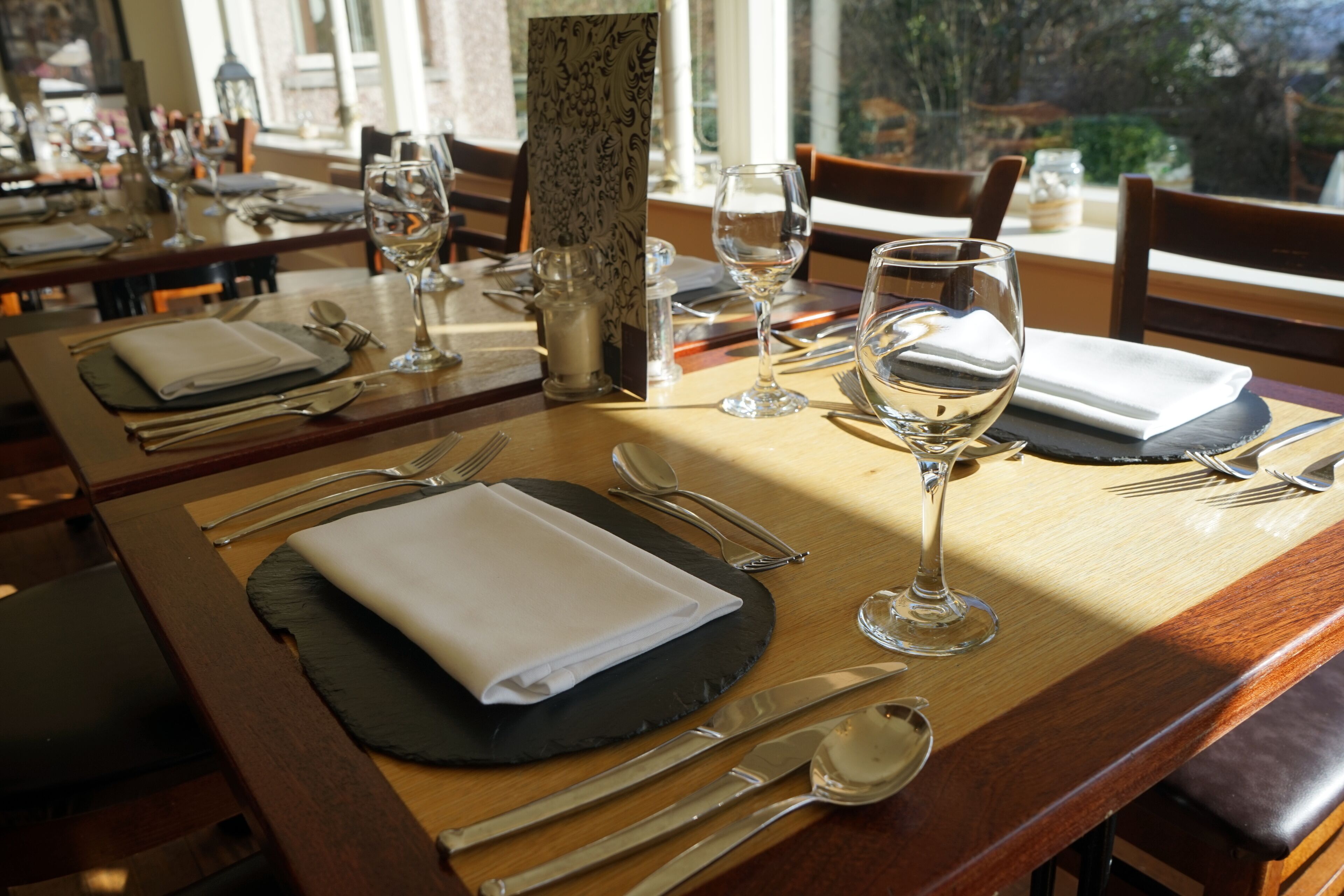 breakfast and dinner served