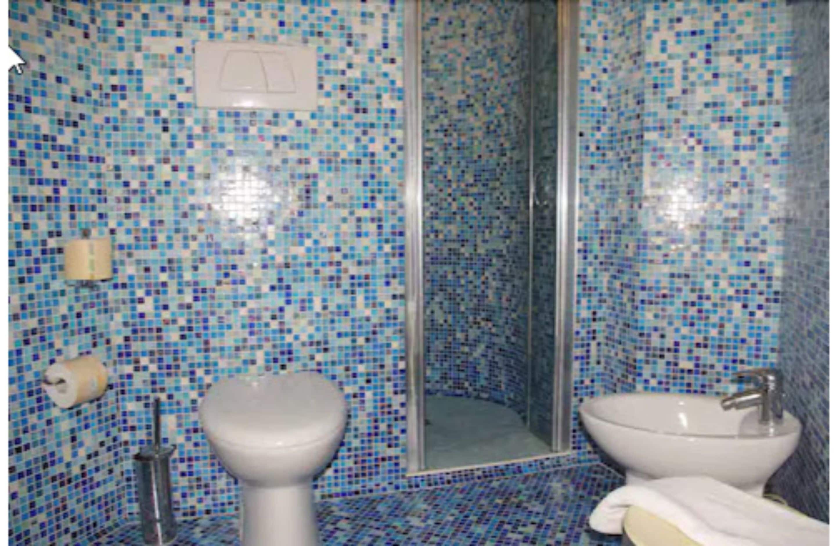 junior suite | bathroom | shower, free toiletries, hair dryer, bidet