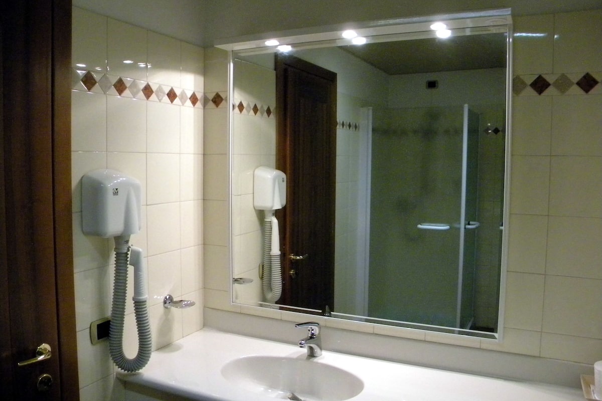 single room | bathroom | shower, free toiletries, hair dryer, bidet