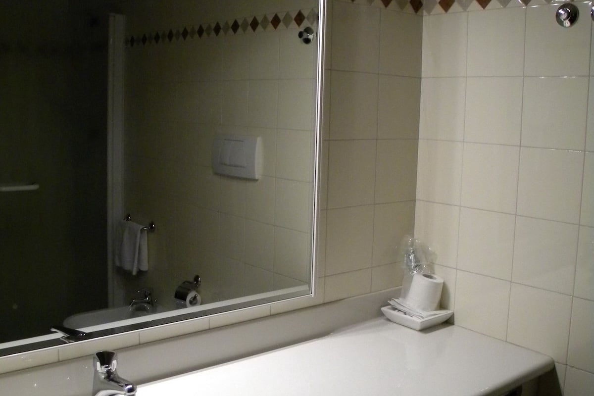 shower, free toiletries, hair dryer, bidet