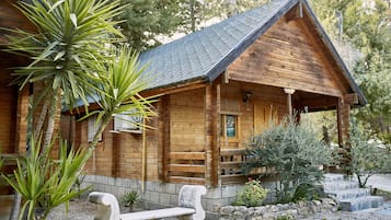 Basic-Ferienhütte, 1 Schlafzimmer | Terrasse/Patio