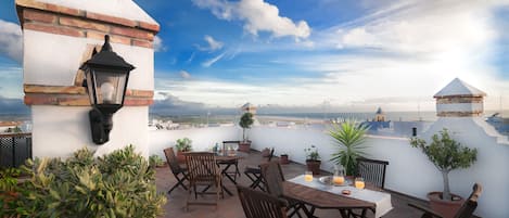 Terrasse sur le toit