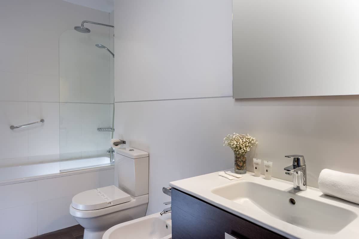 double or twin room, terrace | bathroom | free toiletries, hair dryer, towels