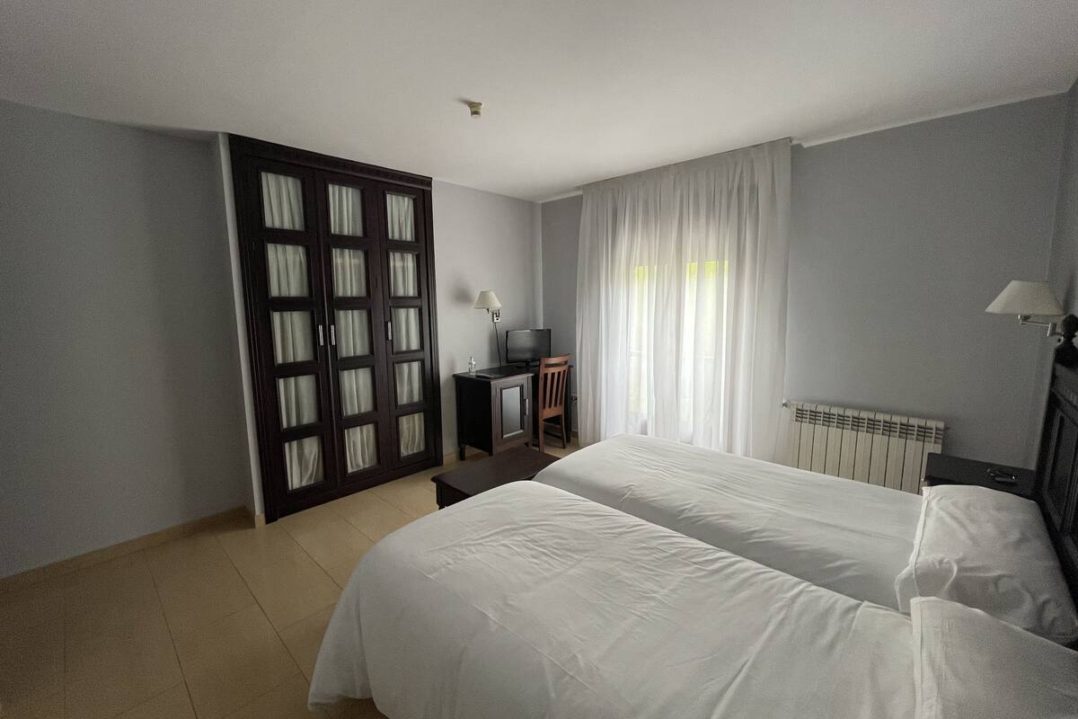 double or twin room | in-room safe, desk, blackout curtains, free cots/infant beds