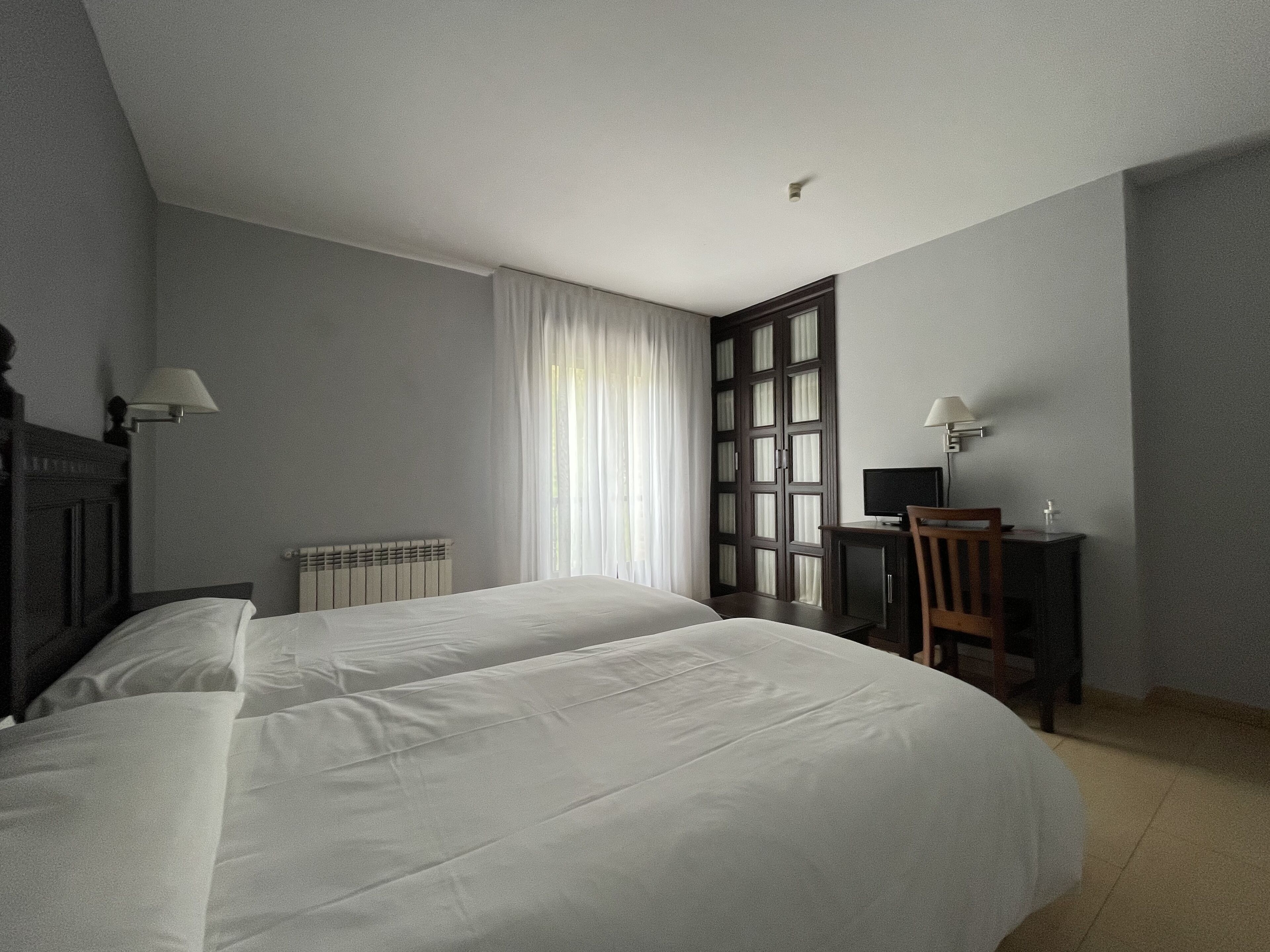 double or twin room | in-room safe, desk, blackout curtains, free cots/infant beds