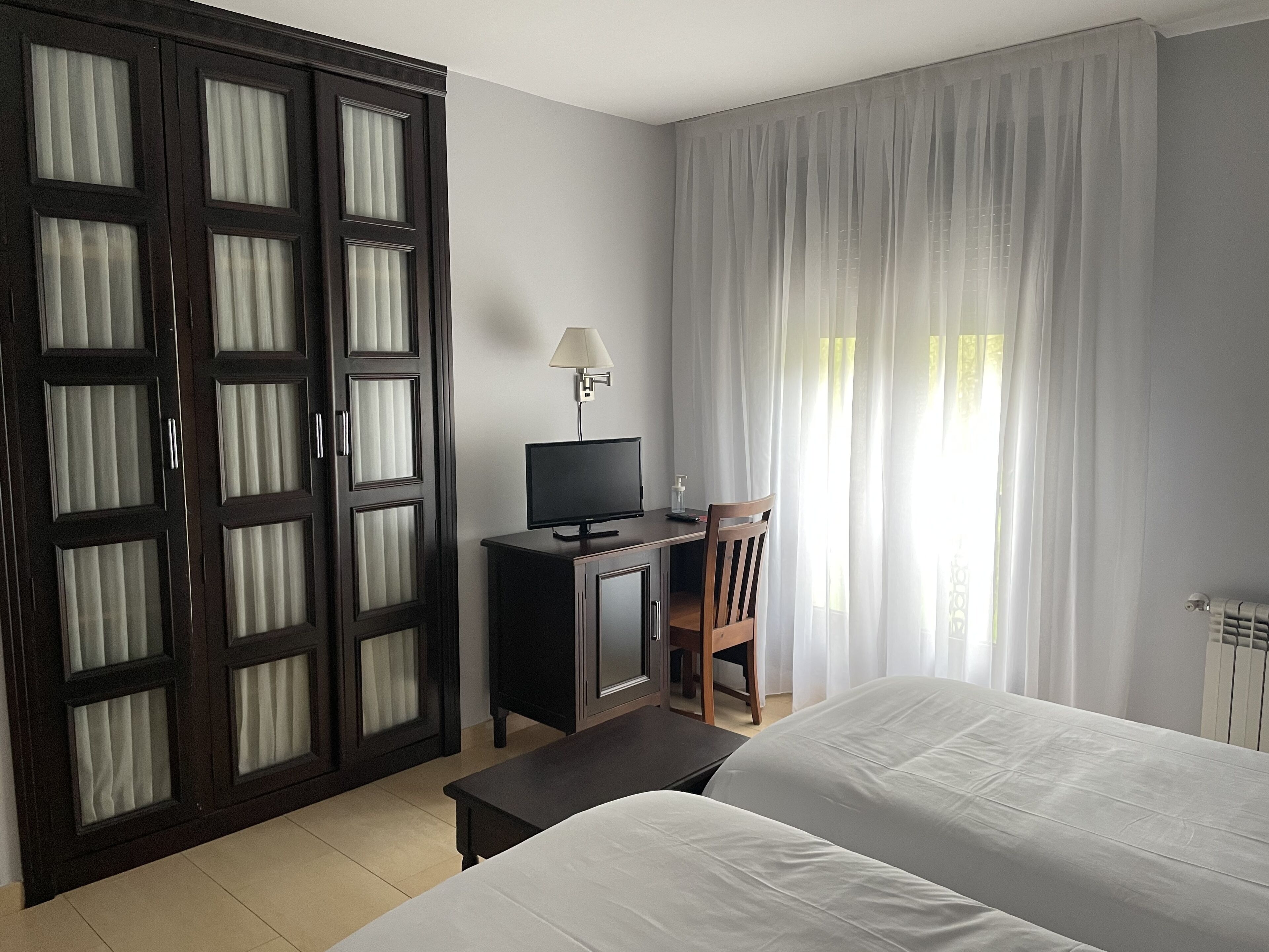 double or twin room | in-room safe, desk, blackout curtains, free cots/infant beds