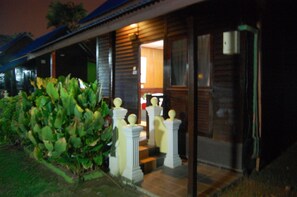 Majoituspaikan sisäänkäynti