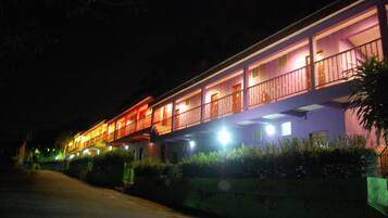 Front of property – evening/night