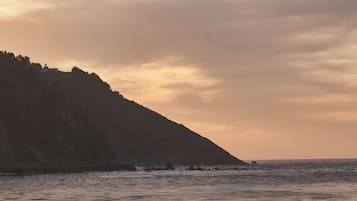 Uitzicht op strand/zee