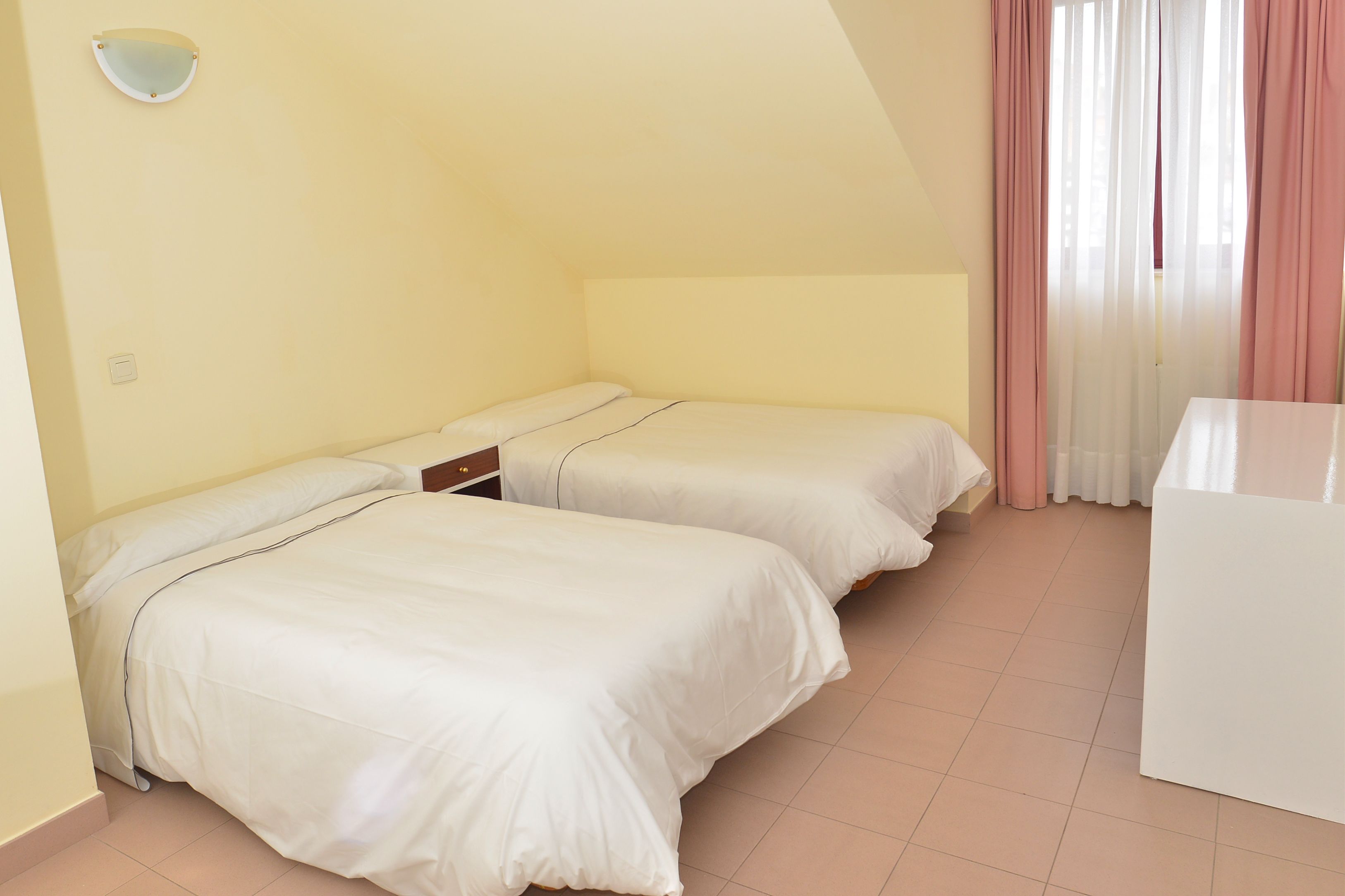 superior studio | desk, blackout curtains