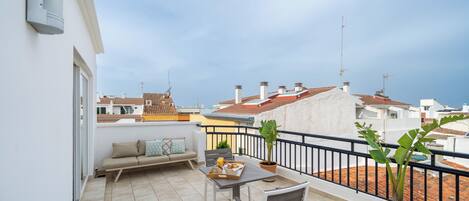 Habitación Deluxe doble | Terraza o patio