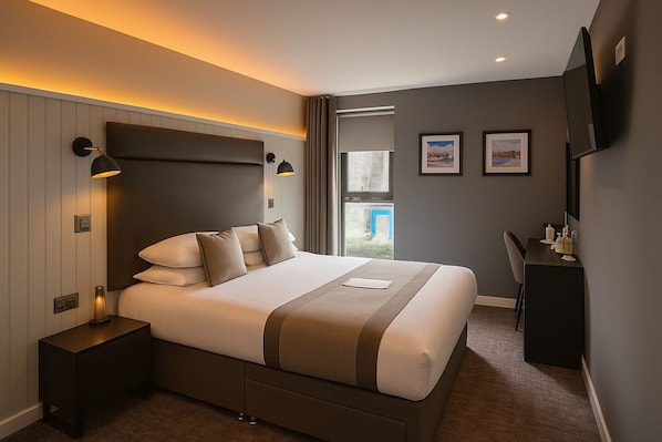 Standard Double Room | Premium bedding, pillowtop beds, in-room safe, iron/ironing board