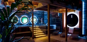 Un sauna, una bañera de hidromasaje, baño turco, masajes