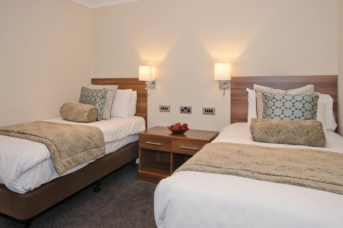 luxury twin room | desk, iron/ironing board, free wifi, bed sheets