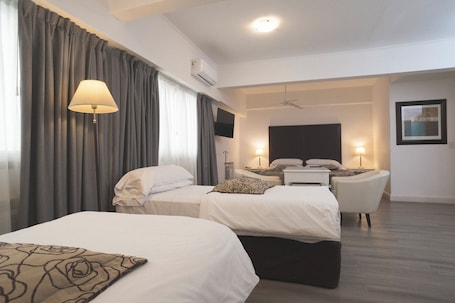 Superior Quadruple Room, Multiple Beds, Non Smoking | 2 bedrooms, Egyptian cotton sheets, premium bedding, down comforters