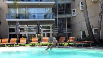 Indoor pool, outdoor pool
