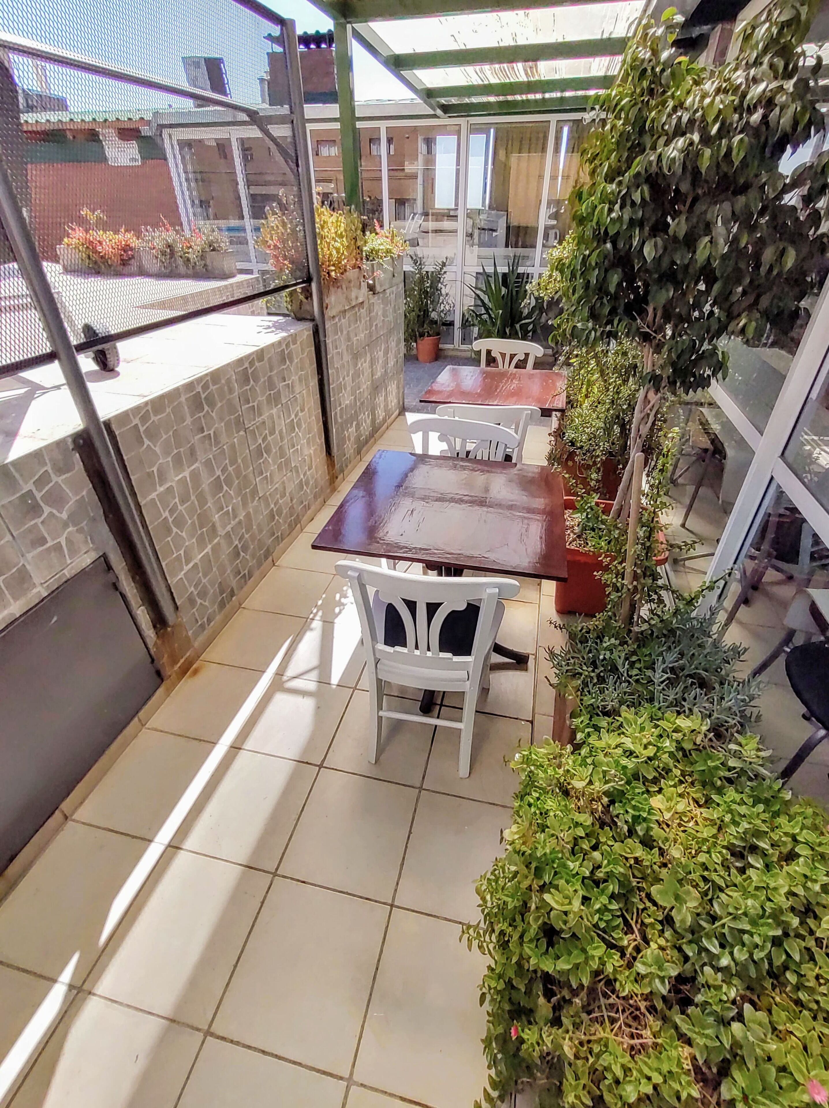 Terraza en la azotea