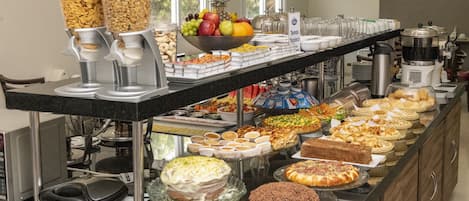 Frokostbuffé er inkludert hver dag