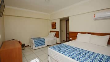 Apartamento Vista Mar (com estacionamento) | 1 quarto, frigobar, escrivaninha, cortinas blackout