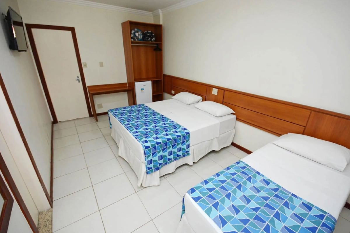 Minibar, desk, blackout drapes, cribs (free)