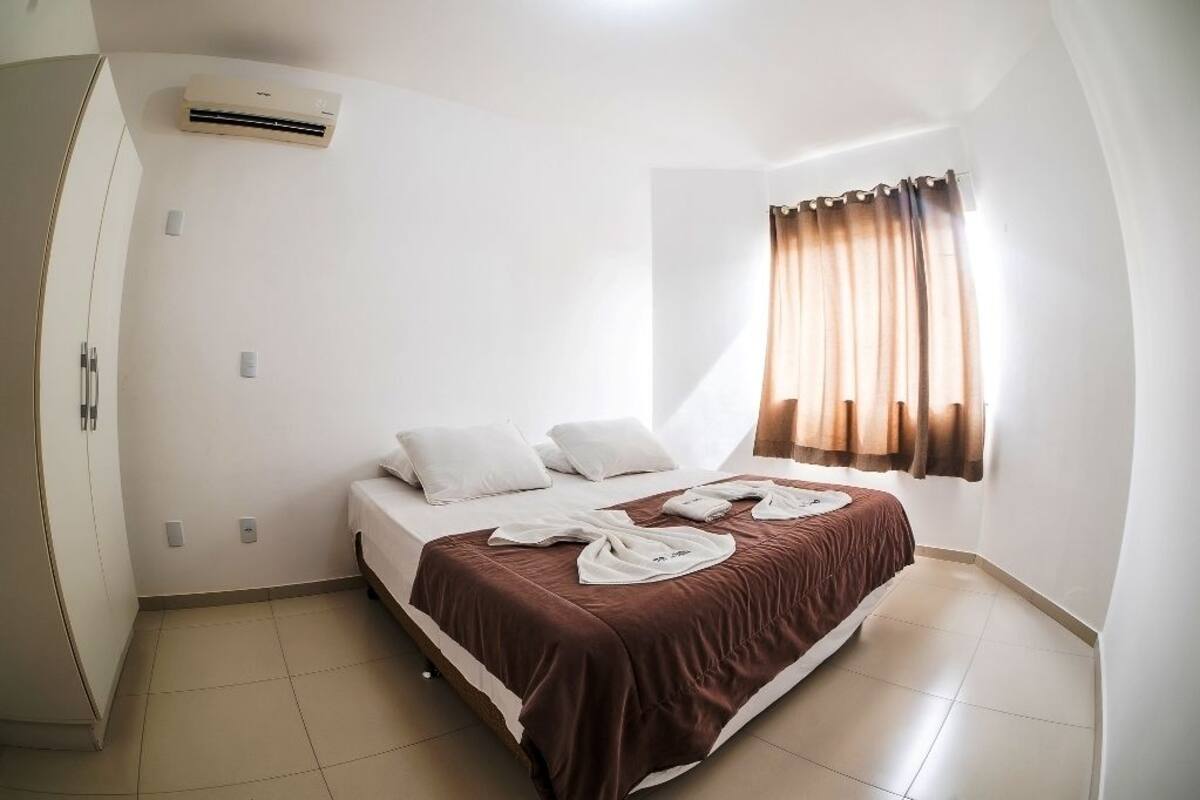Quarto Casal | 1 bedroom, blackout curtains, free WiFi