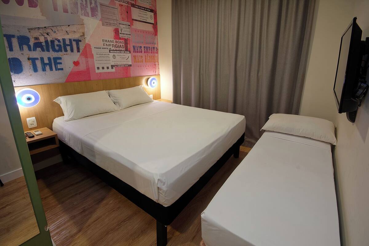 family triple room | 1 bedroom, minibar, desk, blackout curtains