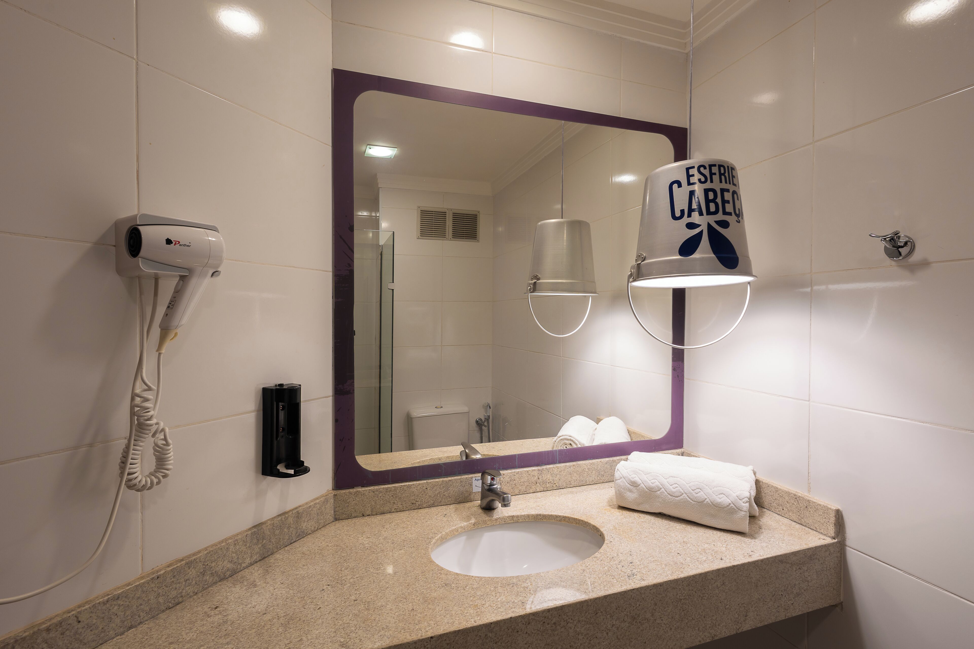 superior twin room | bathroom | shower, eco-friendly toiletries, towels