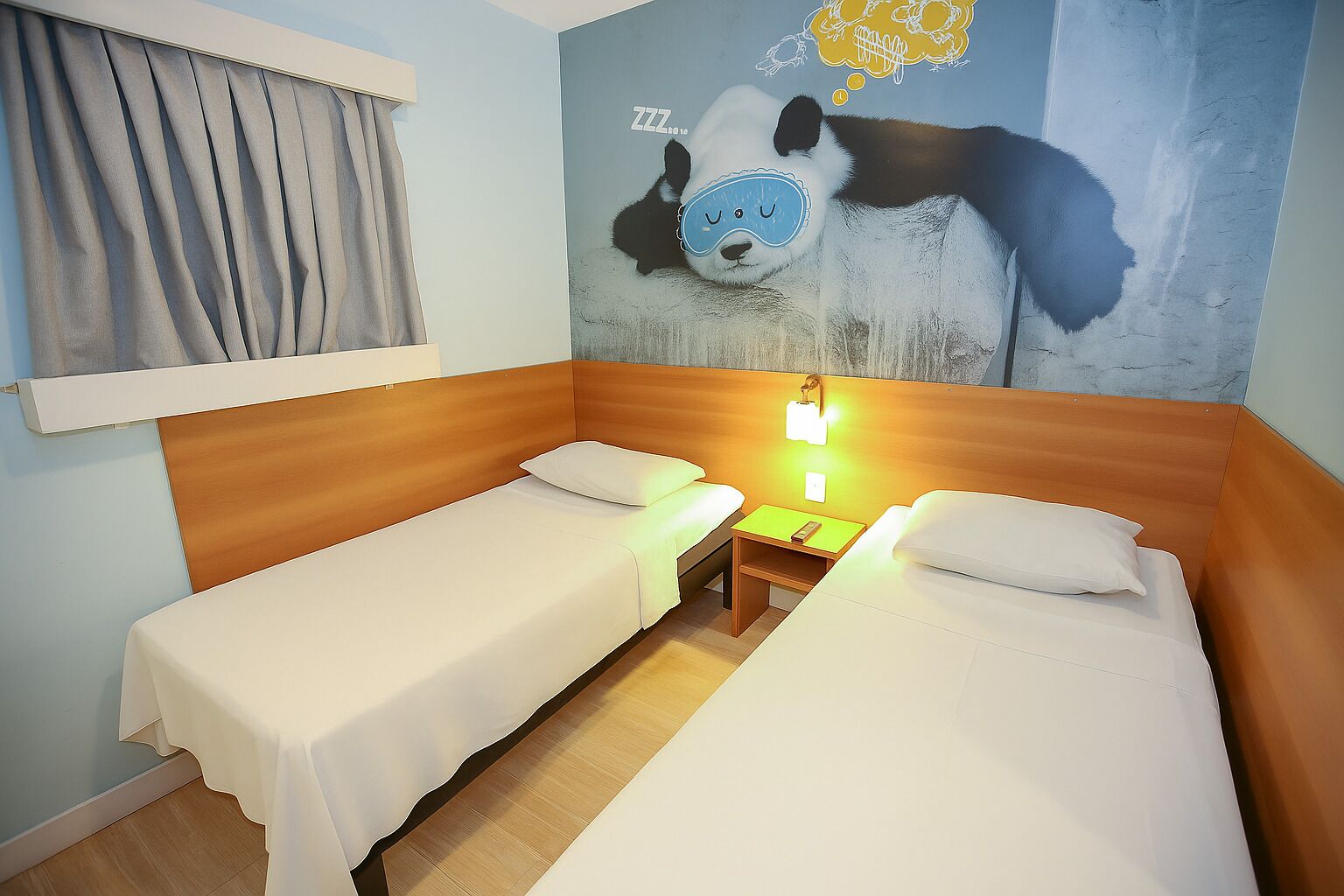 twin room, 2 single beds | minibar, desk, laptop workspace, blackout curtains