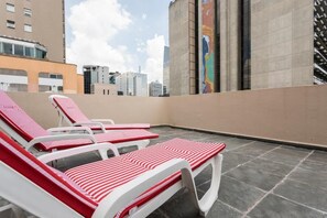 Duplex, City View | Terrace/patio - Paulista Flat (São Paulo)