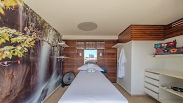 Steam room, massages