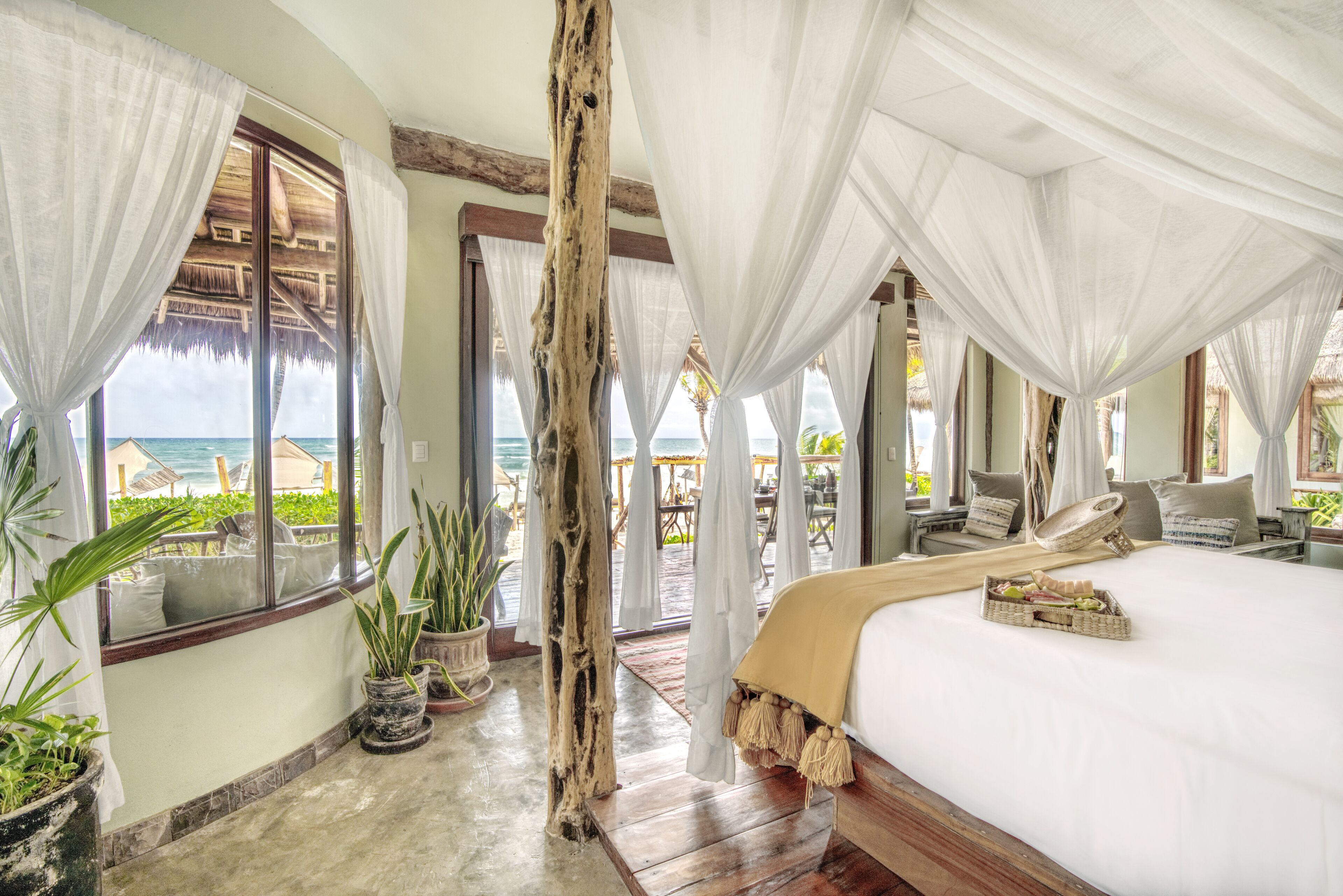 master suite oceanfront beach level | 1 bedroom, minibar, in-room safe, individually decorated