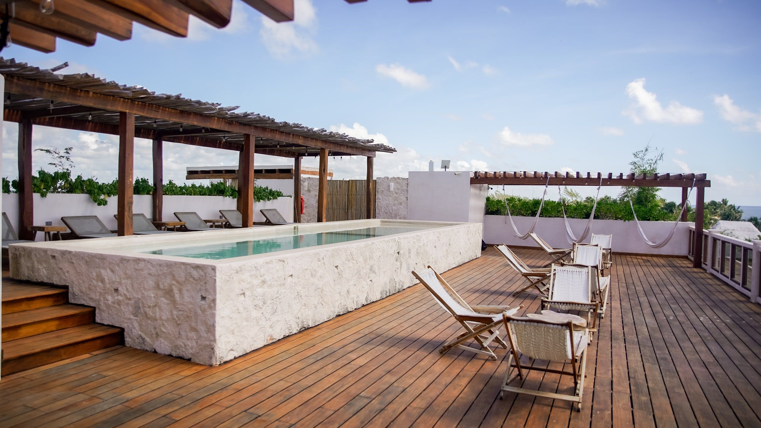 2 piscinas al aire libre