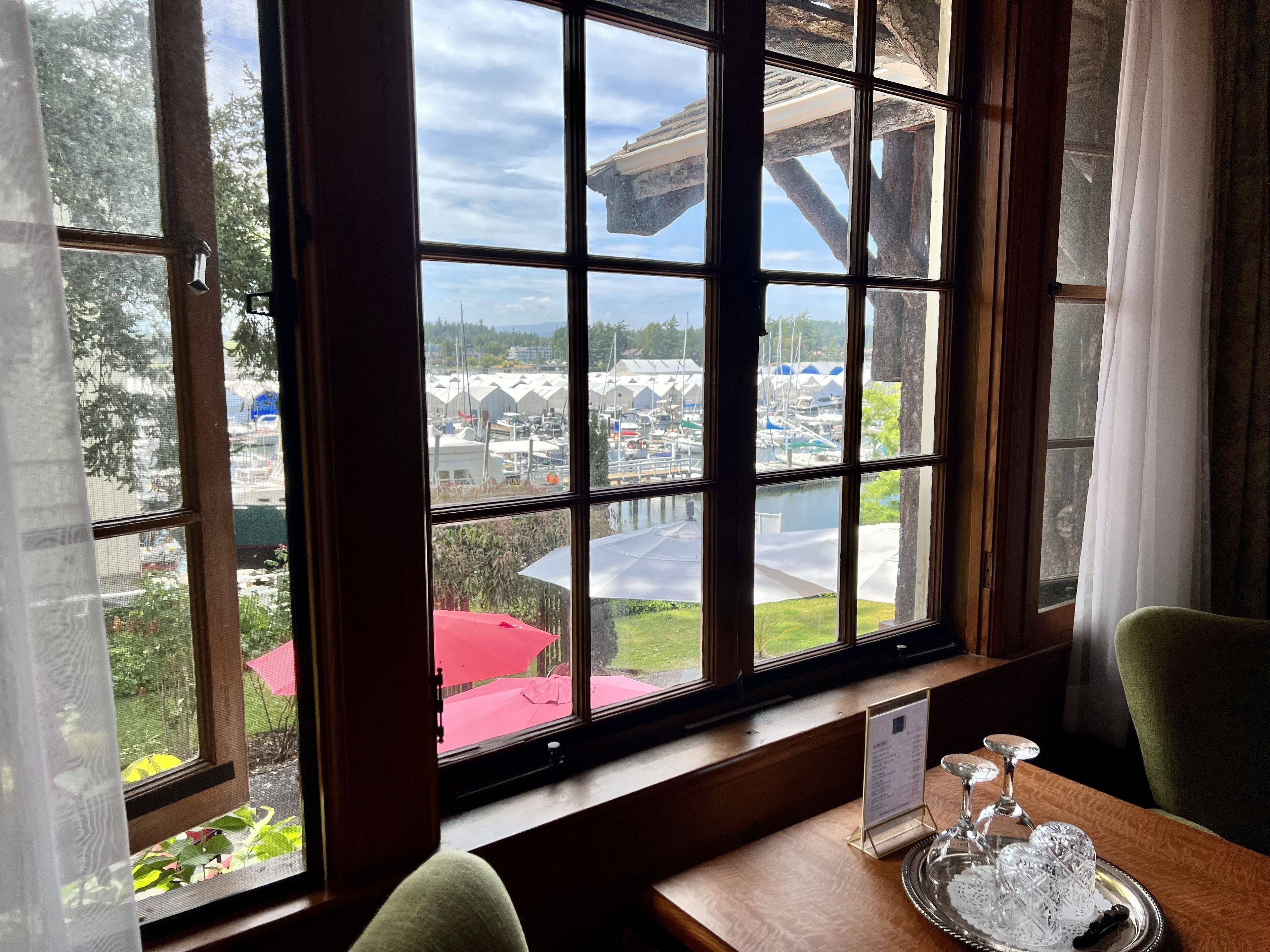 Deluxe Room, 1 King Bed, Fireplace, Marina View | View from room