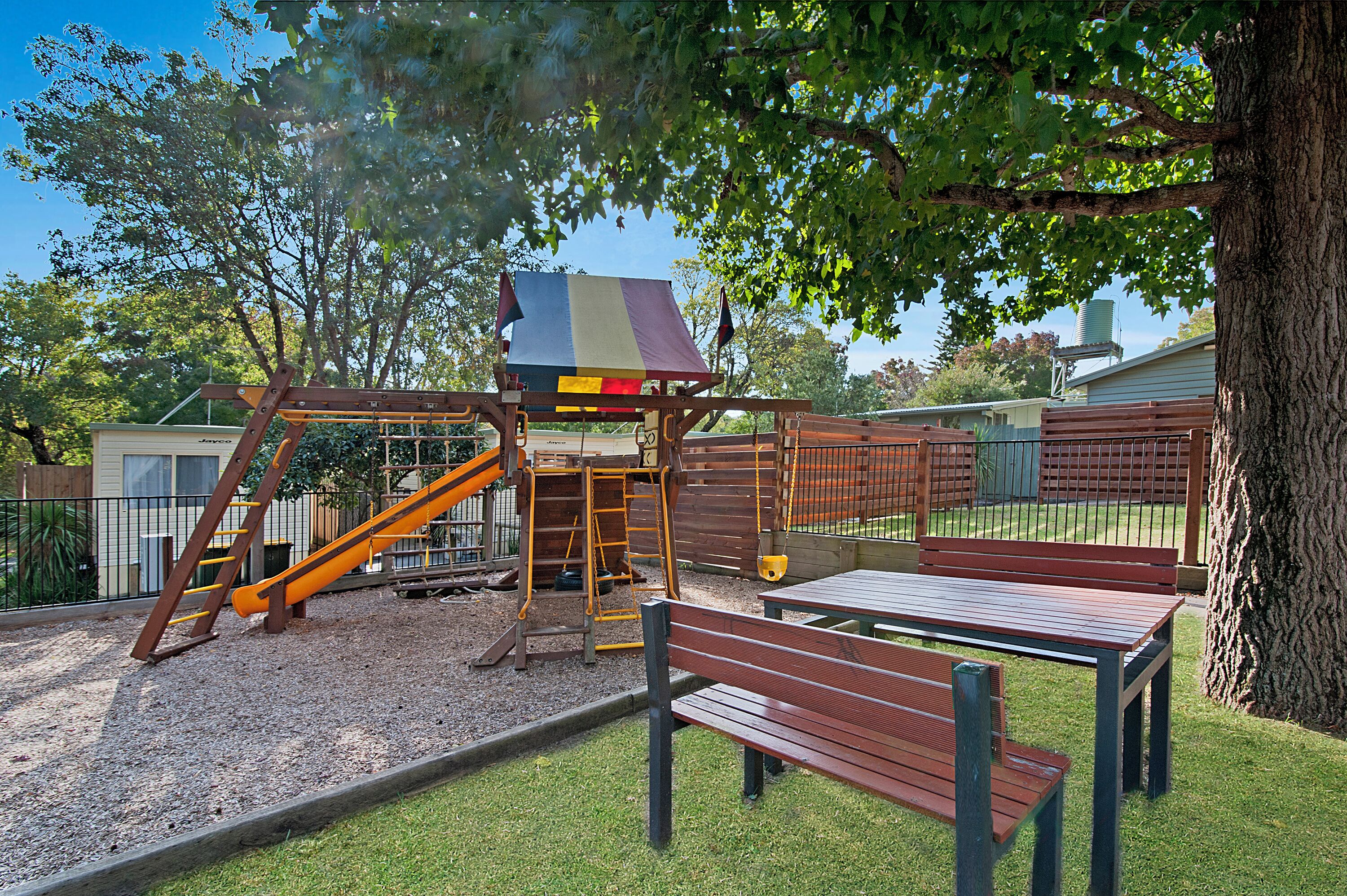 Área de juegos infantiles al aire libre