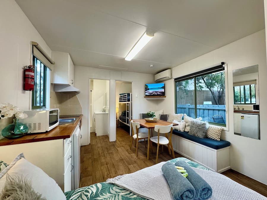 One Bedroom Cabin with Separate Bedroom (1 Bunk Bed) | Individually decorated, individually furnished, free WiFi, bed sheets