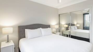 Two Bedroom Lakeview Apartment | 1 bedroom, premium bedding, pillow-top beds, desk